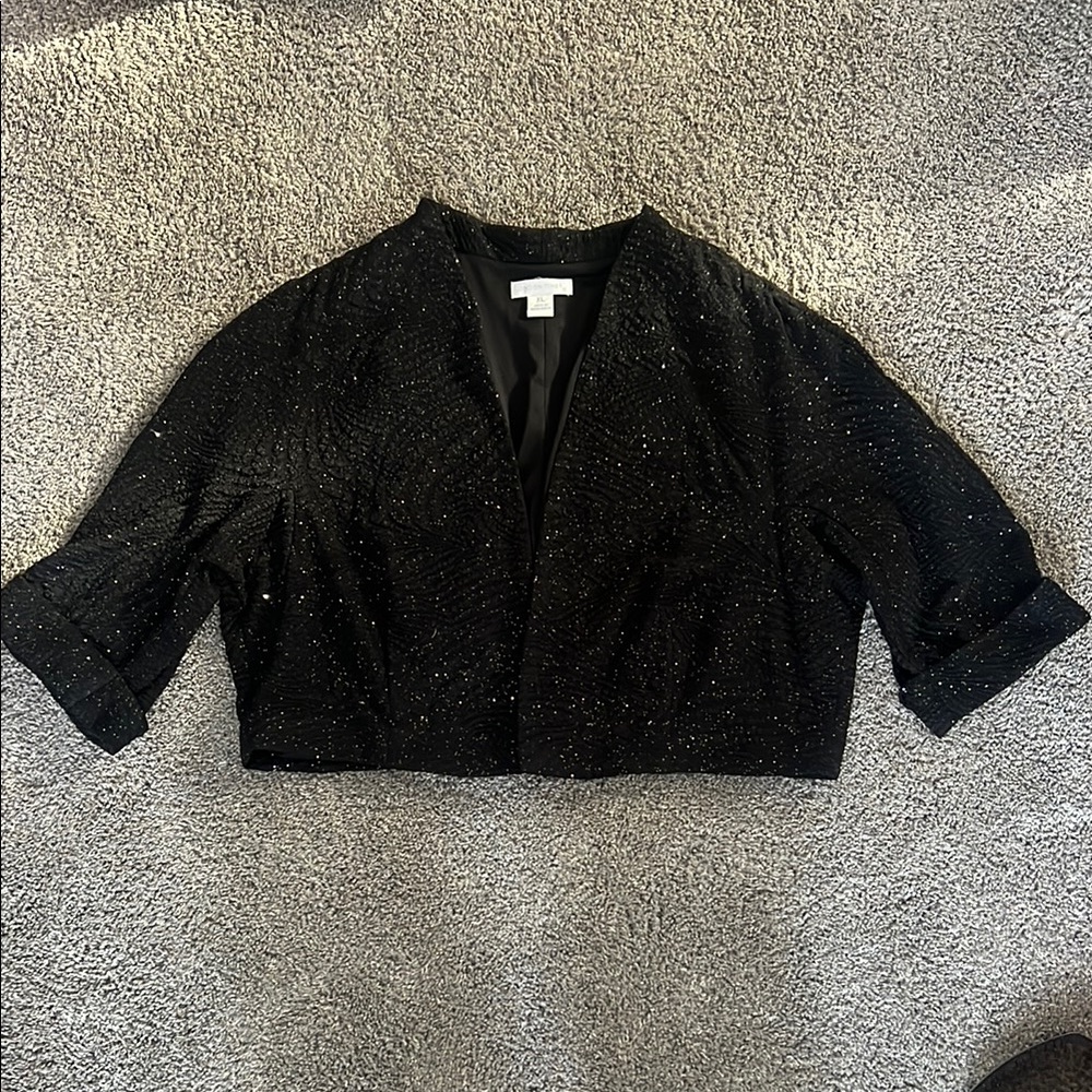 Black Sparkly Dress Jacket